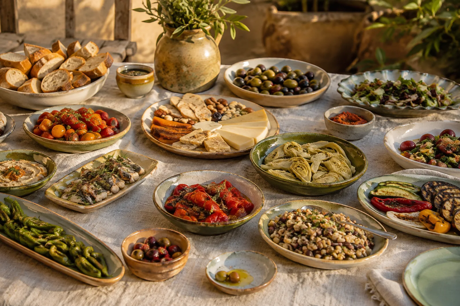 Mediterrane Tapas – KI-generiertes Inspirationsbild